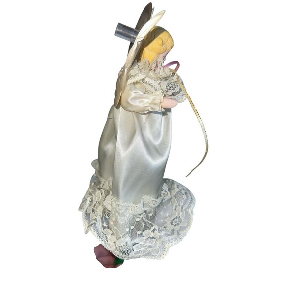 Joybrite Porcelain Face Angel Christmas Ornament Tree Topper - Picture 5 of 16